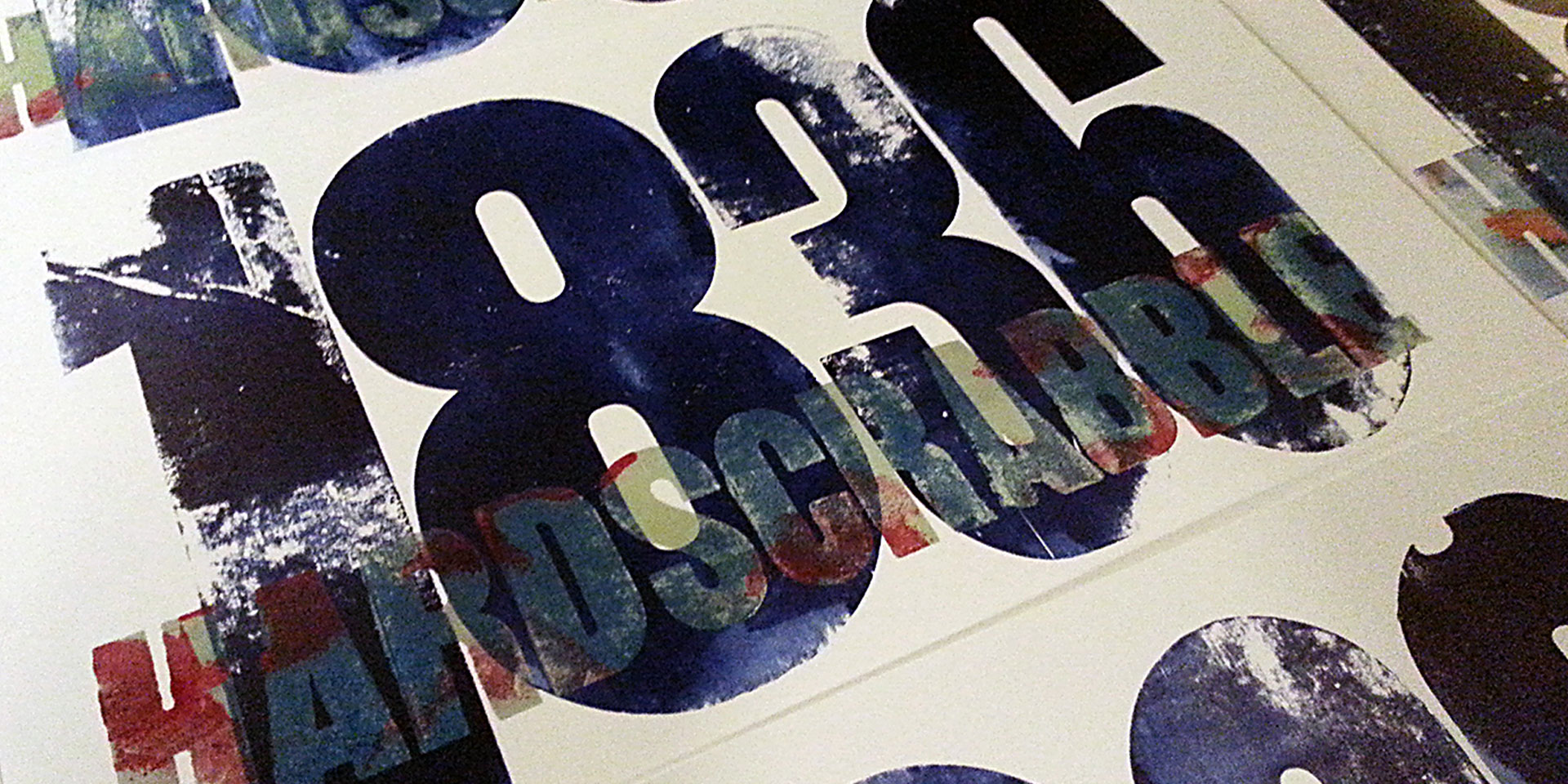 1836 Hardscrabble letterpress graphic detail.